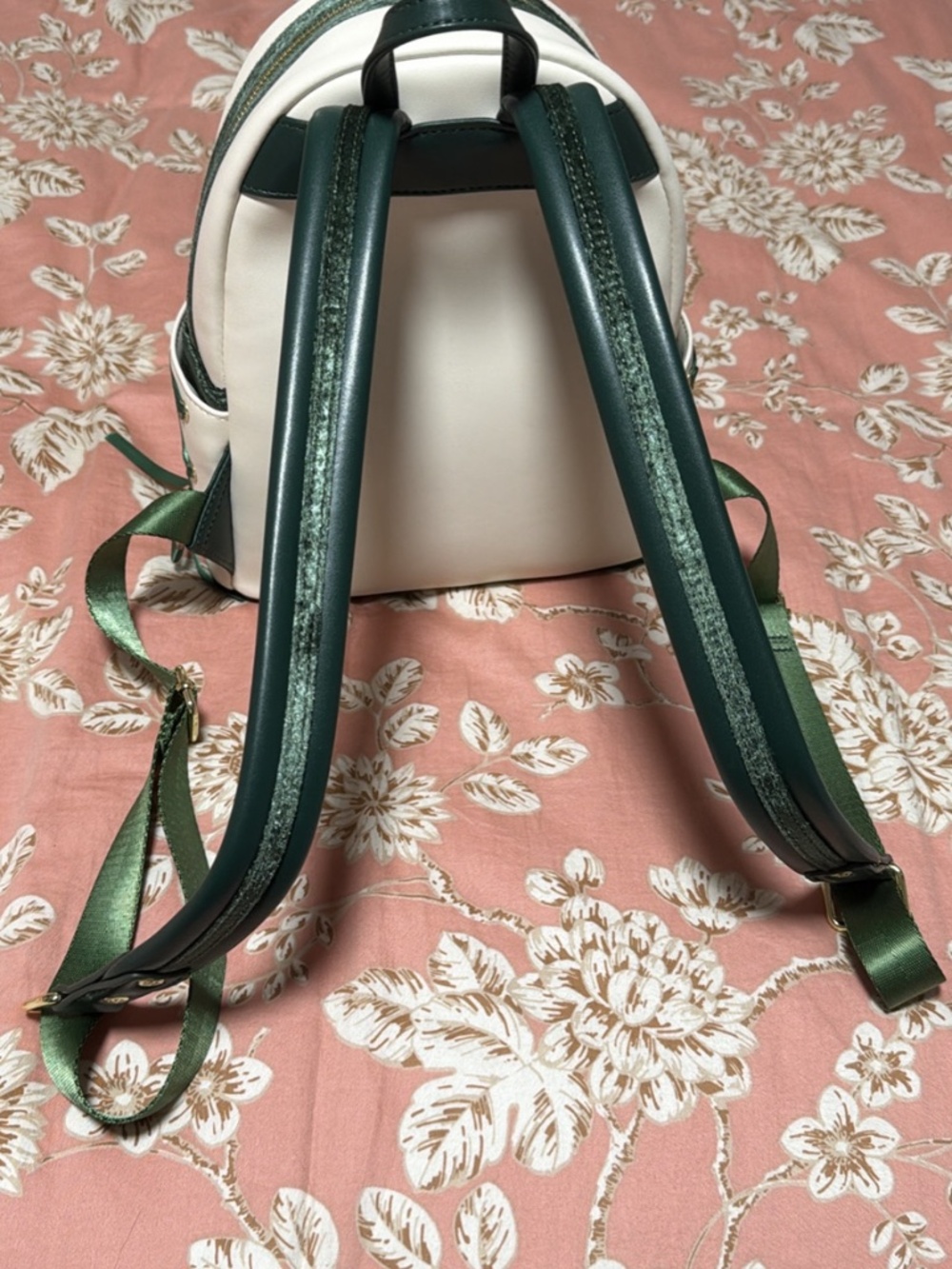 Loungefly Peter Pan Tinker Bell Exclusive Floral Mini Backpack - Picture 4 of 6